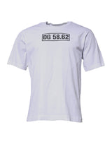 T-shirt en coton à col rond blanc avec logo DG de Dolce &amp; Gabbana
