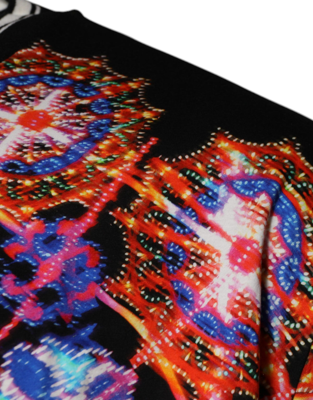 T-shirt à manches courtes pour homme Dolce &amp; Gabbana, multicolore, motif kaléidoscope.