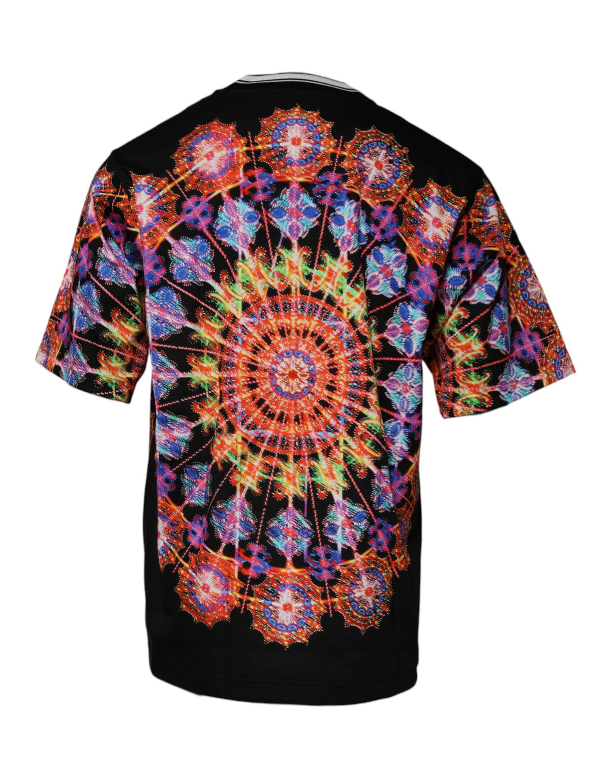T-shirt à manches courtes pour homme Dolce &amp; Gabbana, multicolore, motif kaléidoscope.