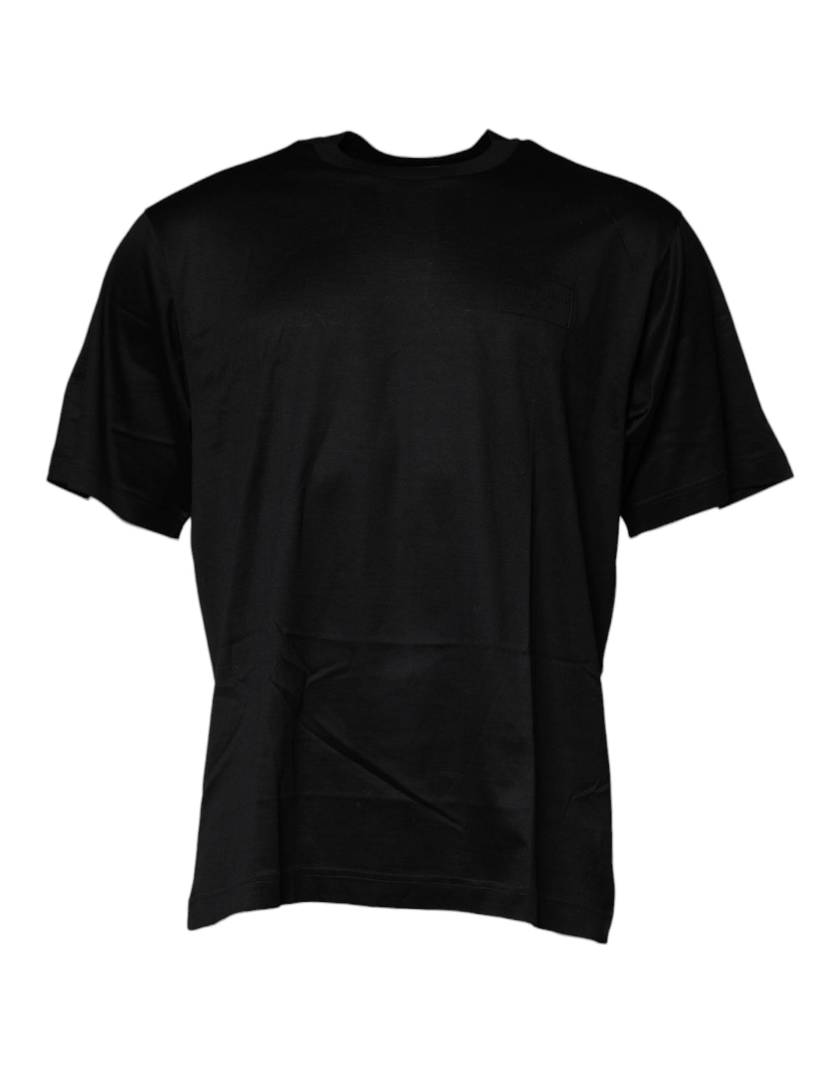 T-shirt noir à manches courtes et col rond de Dolce &amp; Gabbana