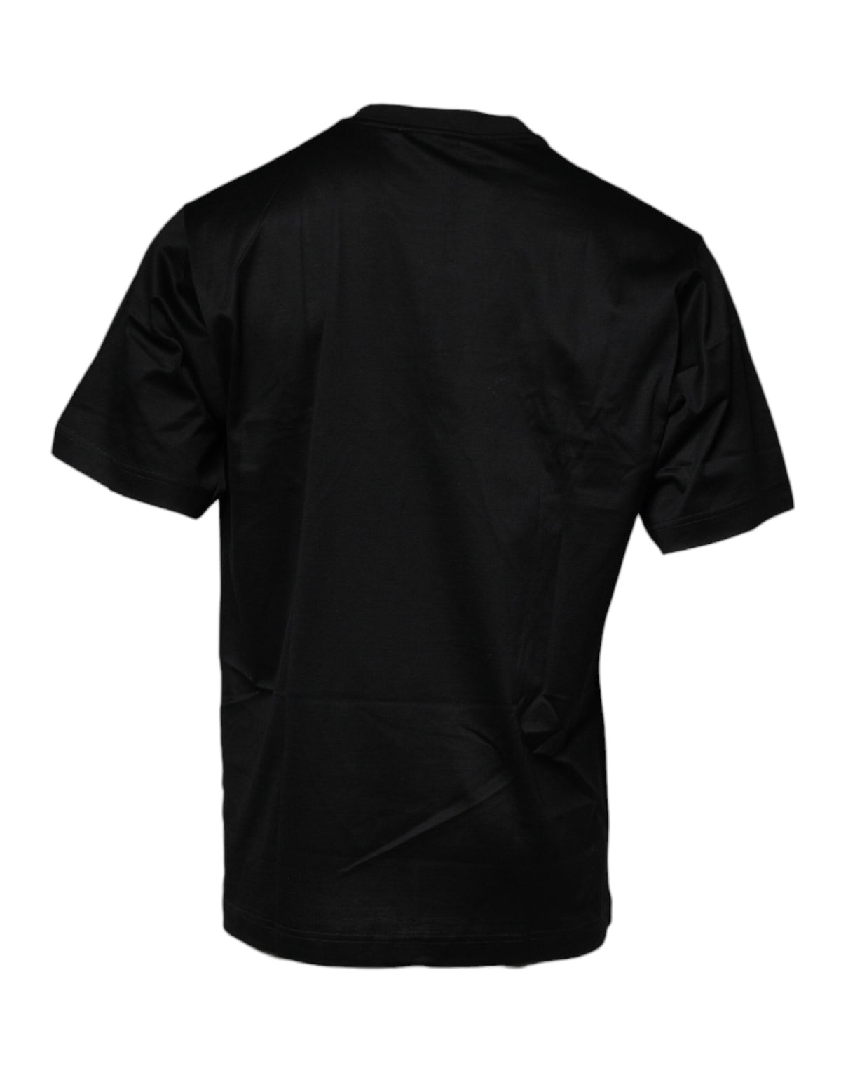 T-shirt noir à manches courtes et col rond de Dolce &amp; Gabbana