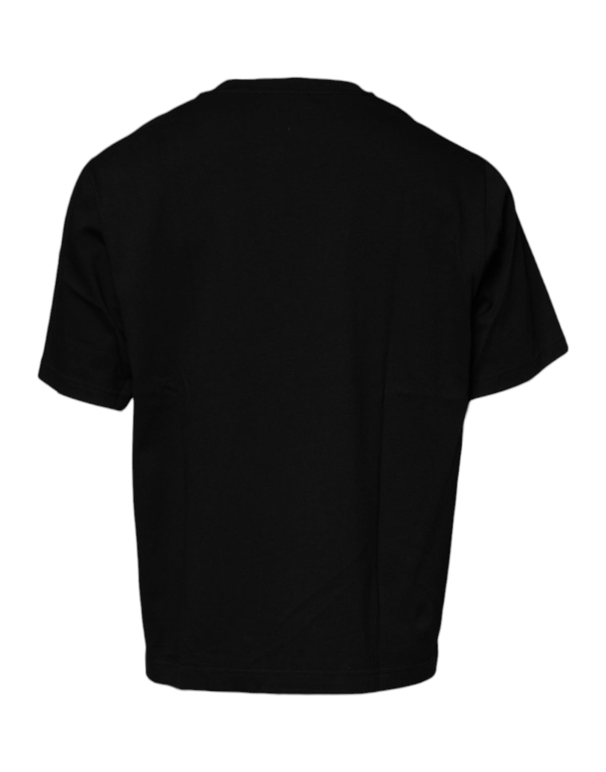 T-shirt noir à manches courtes et col rond de Dolce &amp; Gabbana