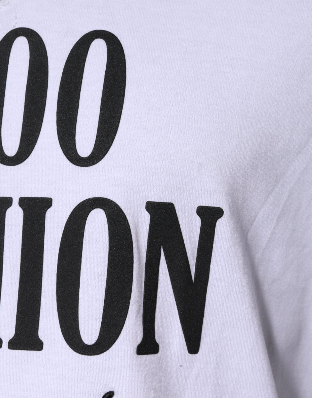 T-shirt en coton à col rond blanc avec imprimé graphique de Dolce &amp; Gabbana