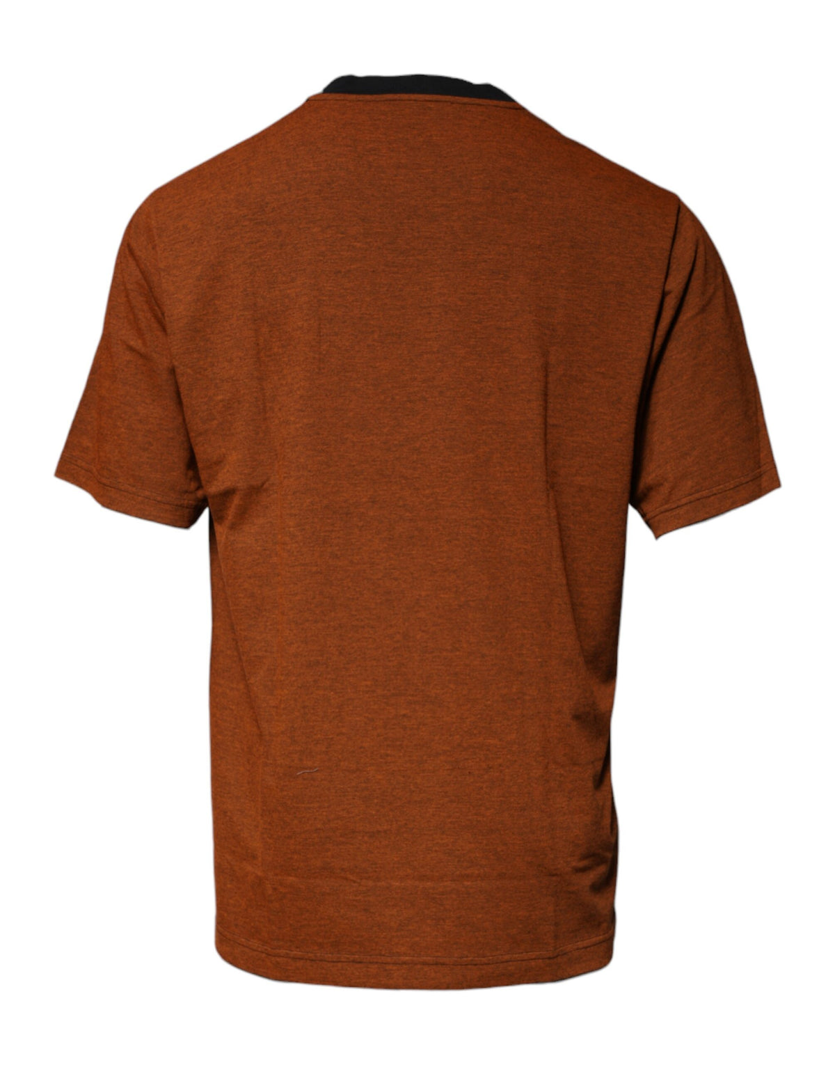 T-shirt en coton à col rond avec logo DG brun de Dolce &amp; Gabbana