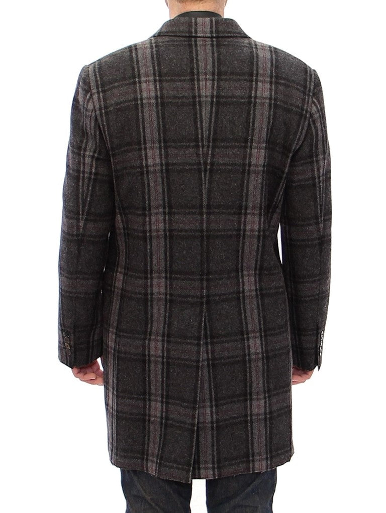 Dolce & Gabbana, veste-manteau grise à double boutonnage