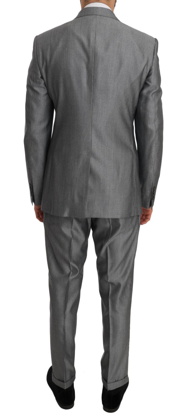 Combinaison Dolce &amp; Gabbana noire stretch Crystal Bee coupe slim