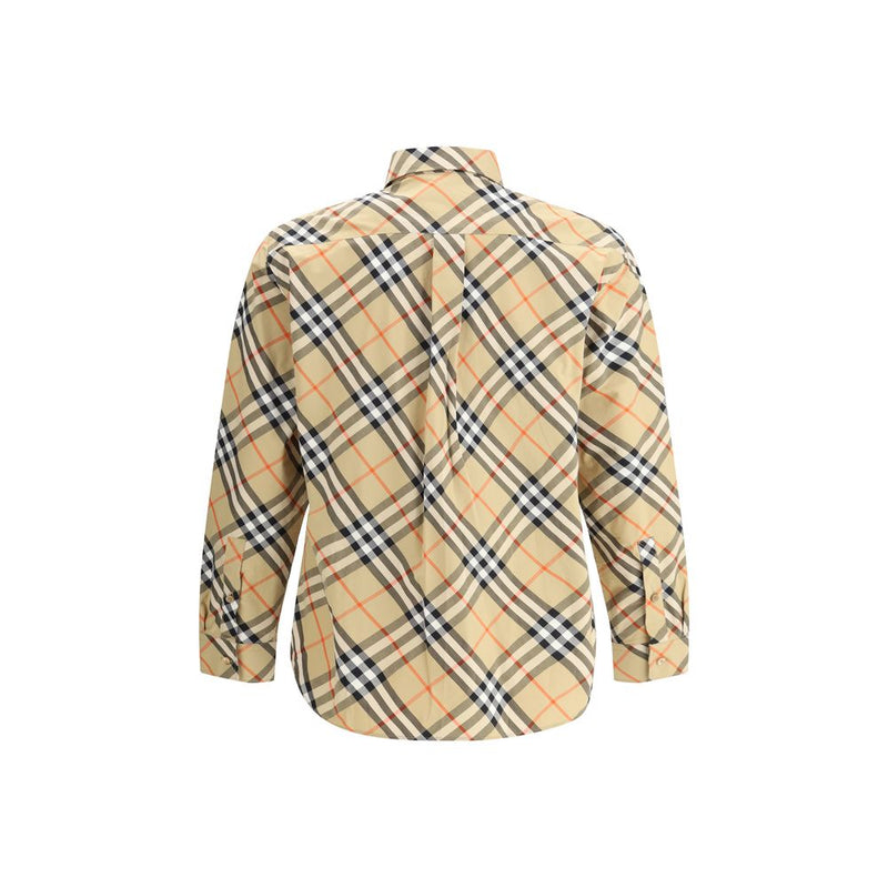Burberry overhemd met het kenmerkende geruite patroon