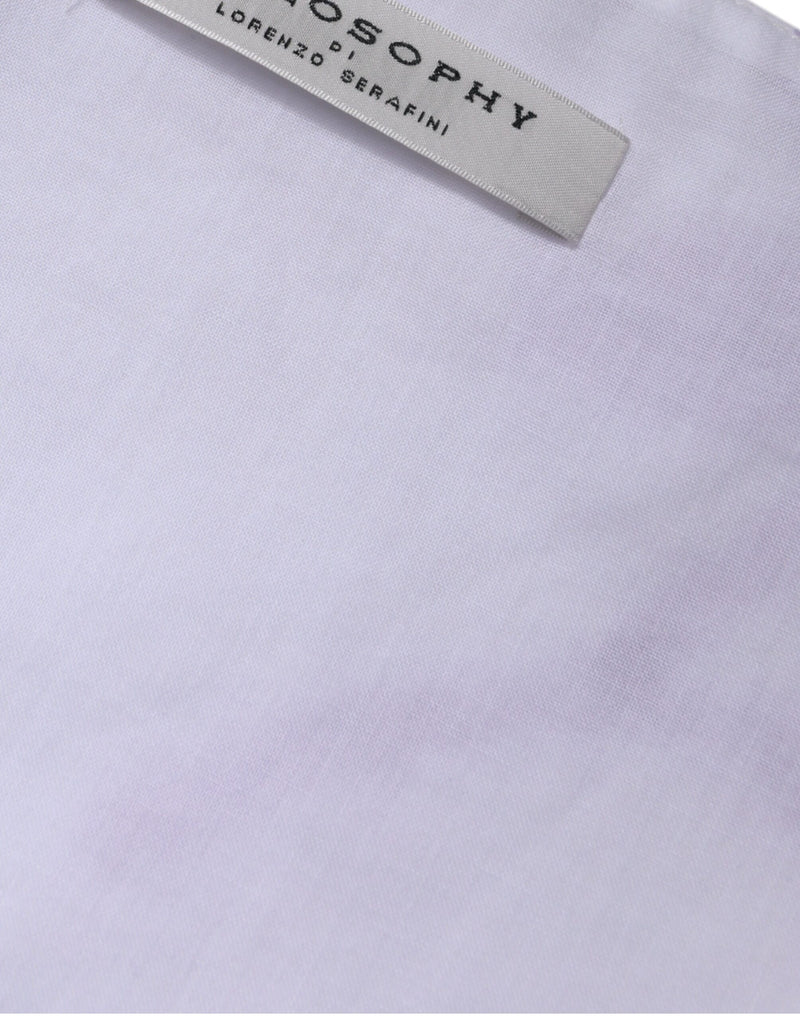 Philosophy Di Lorenzo Serafini White Floral Cotton Maxi Dress