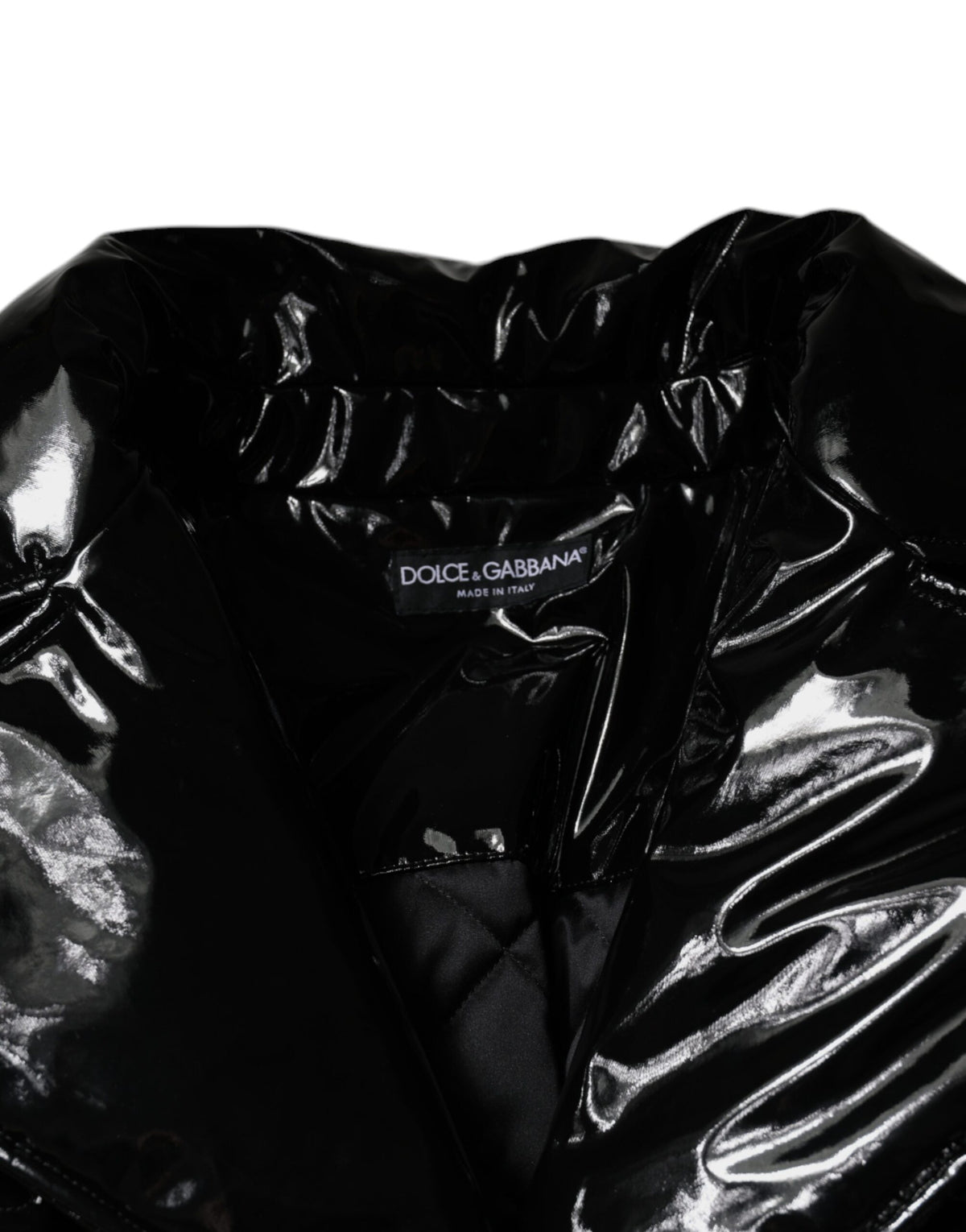 Dolce & Gabbana Blouson Jacket en Polyester Noir