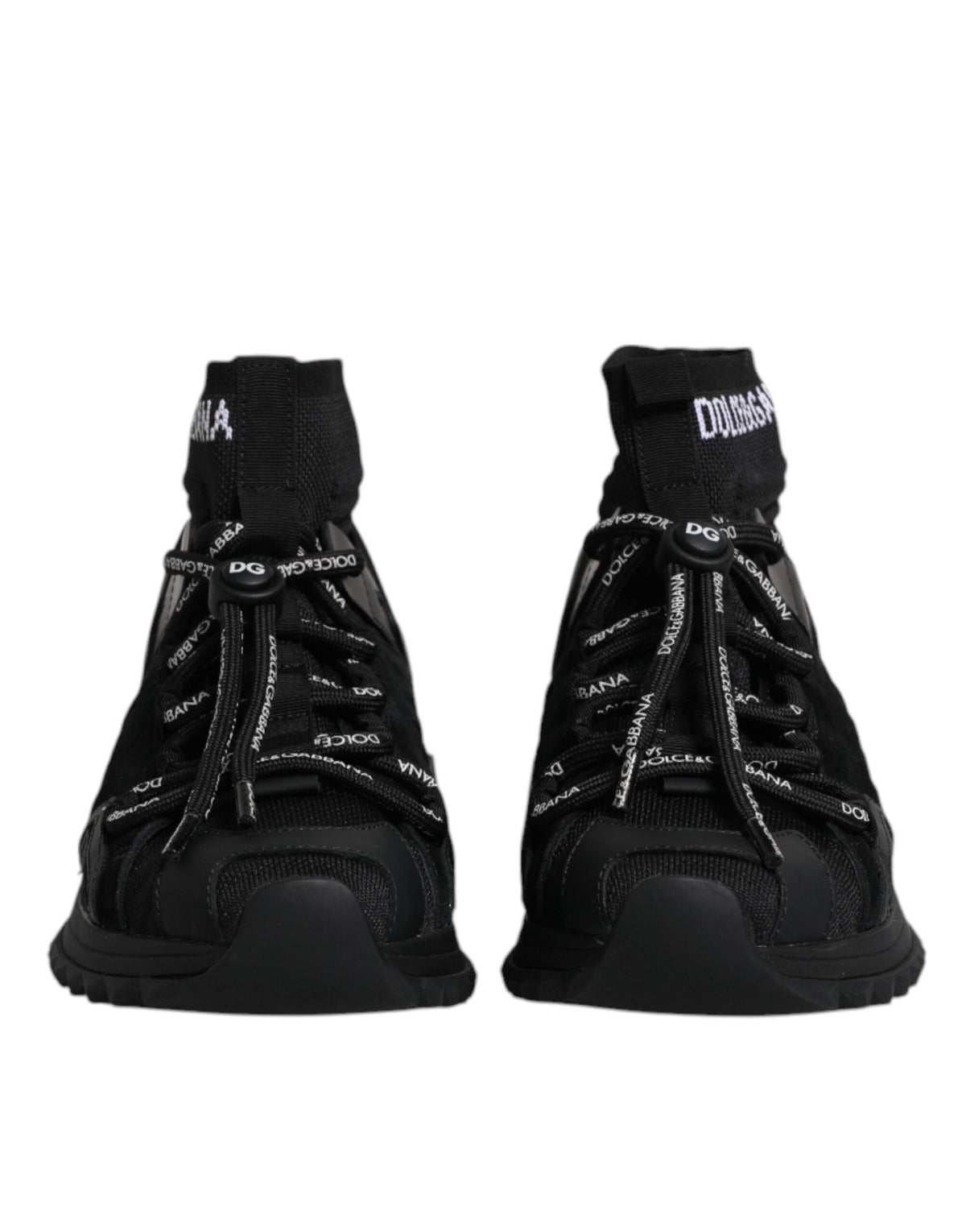 Dolce & Gabbana Black Sorrento Logo Sneakers