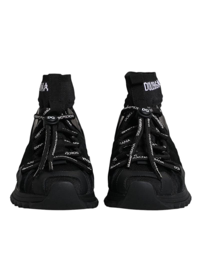 Dolce & Gabbana Black Sorrento Logo Sneakers