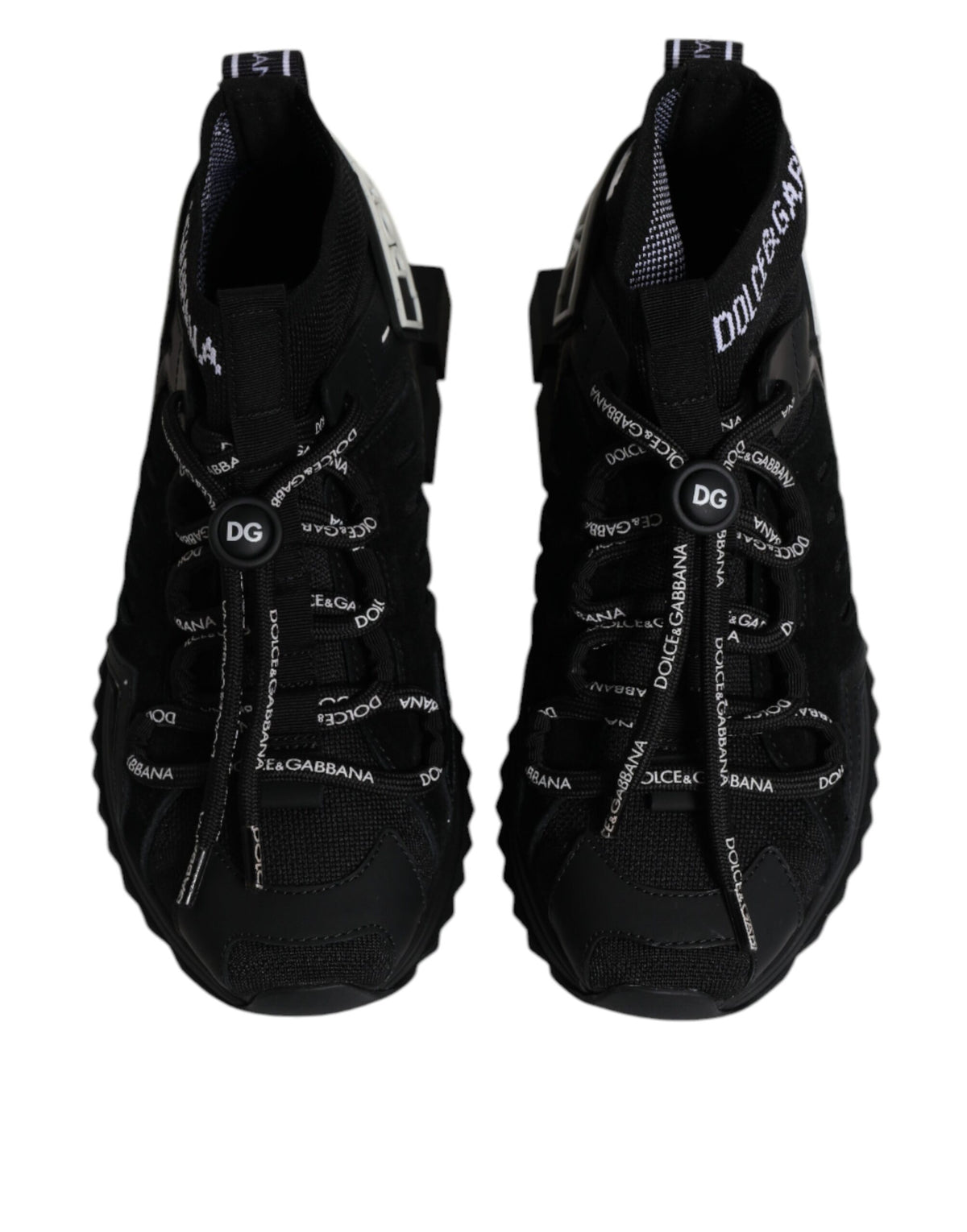Dolce & Gabbana Black Sorrento Logo Sneakers