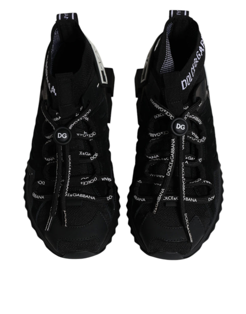 Dolce & Gabbana Black Sorrento Logo Sneakers