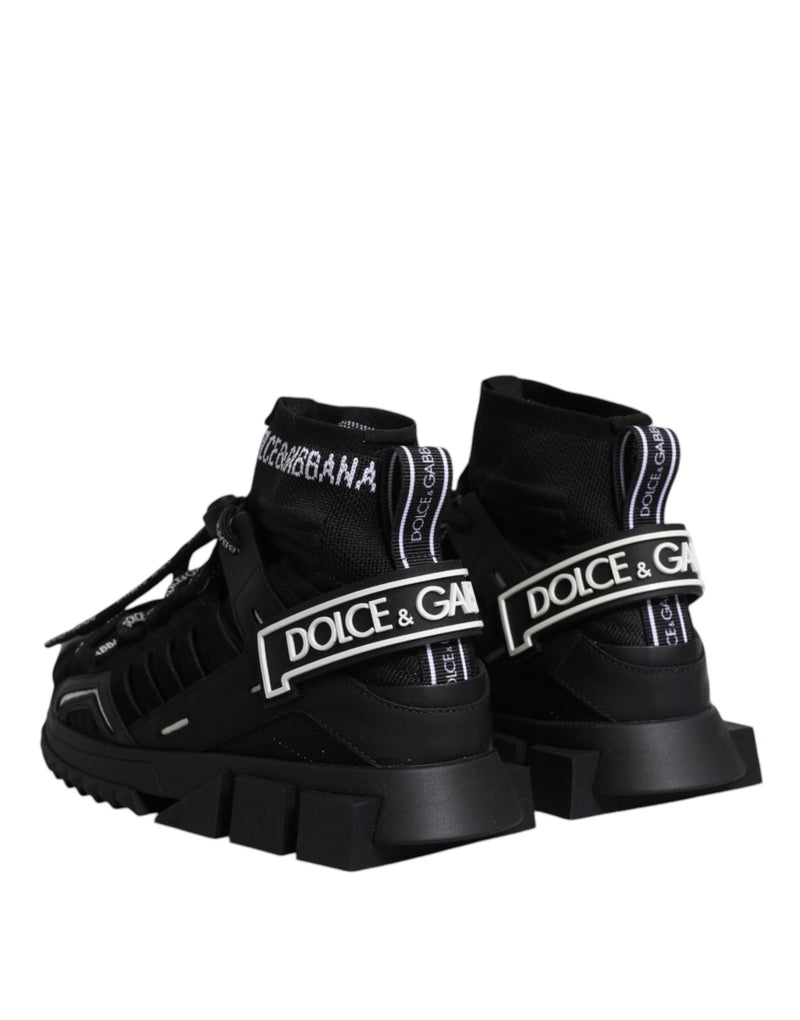 Dolce & Gabbana Black Sorrento Logo Sneakers