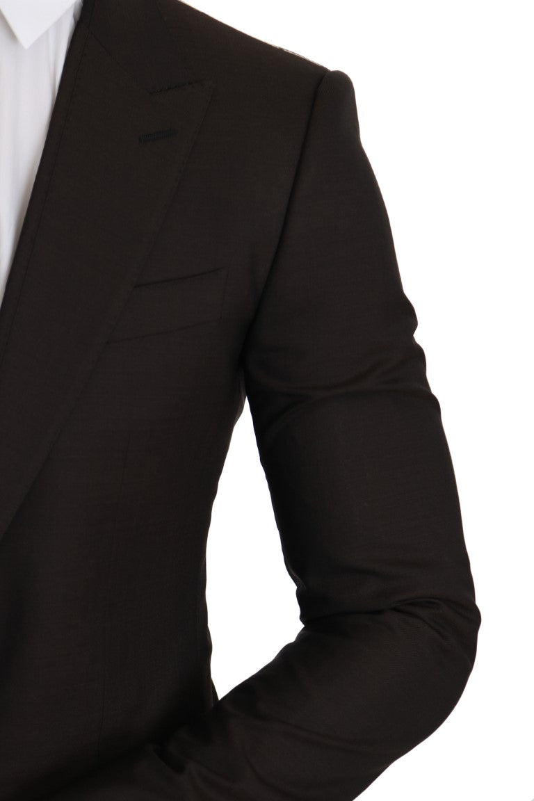 Veste/manteau/blazer Dolce &amp; Gabbana SICILIA en laine marron