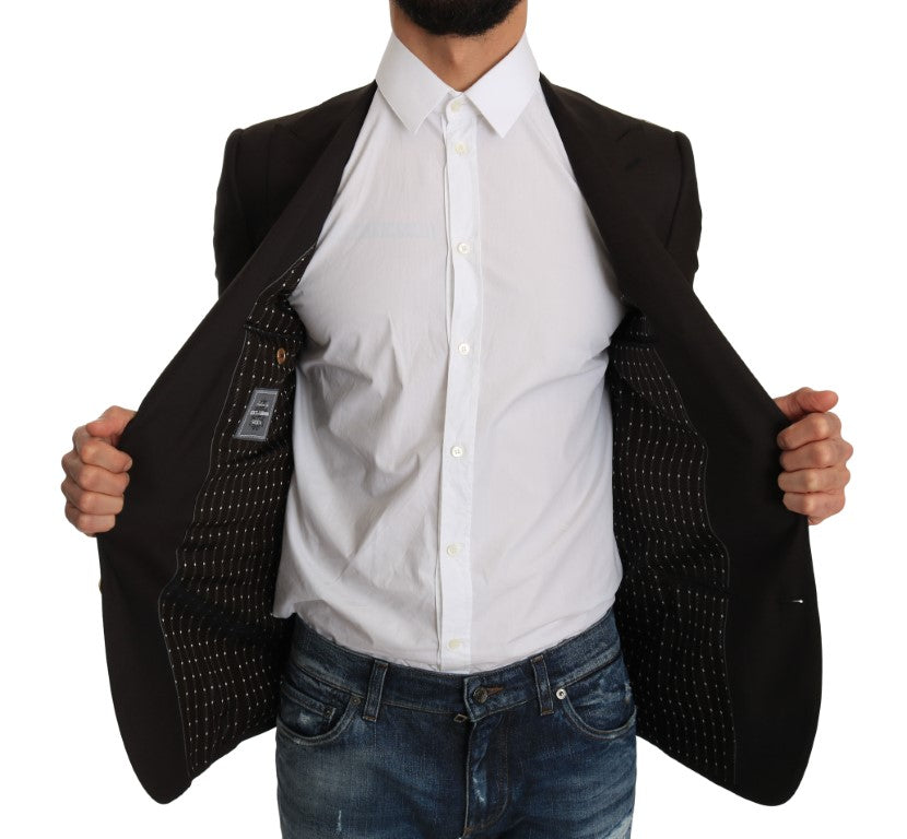 Veste/manteau/blazer Dolce &amp; Gabbana SICILIA en laine marron