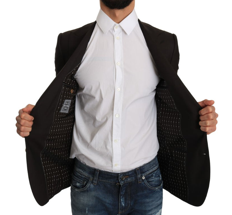 Veste/manteau/blazer Dolce &amp; Gabbana SICILIA en laine marron