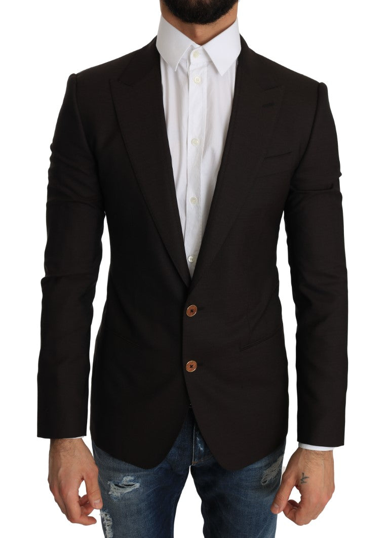 Veste/manteau/blazer Dolce &amp; Gabbana SICILIA en laine marron