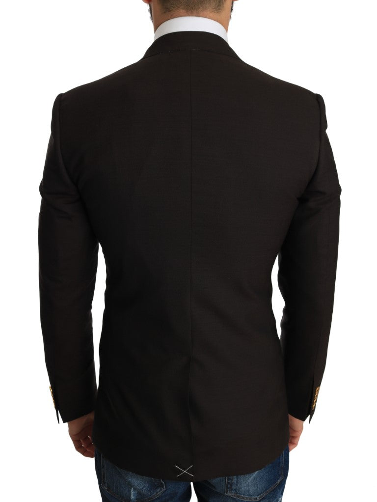 Veste/manteau/blazer Dolce &amp; Gabbana SICILIA en laine marron