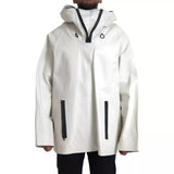 Blouson imperméable en cuir blanc pour homme de Bottega Veneta