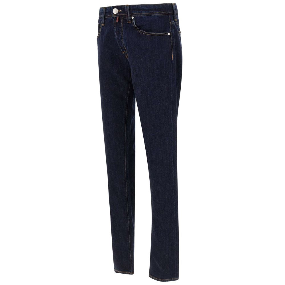 Tramarossa Blue Cotton Men's Jeans