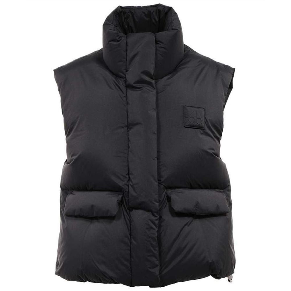 Moose Knuckles Zwart Nylon Vest voor Dames
