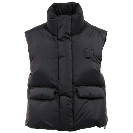 Moose Knuckles Zwart Nylon Vest voor Dames