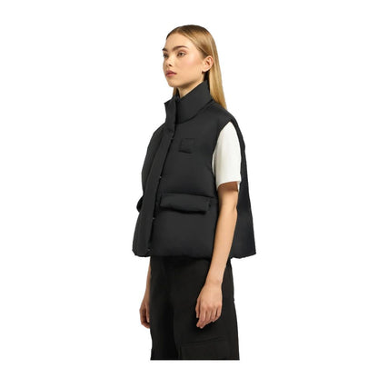 Moose Knuckles Zwart Nylon Vest voor Dames