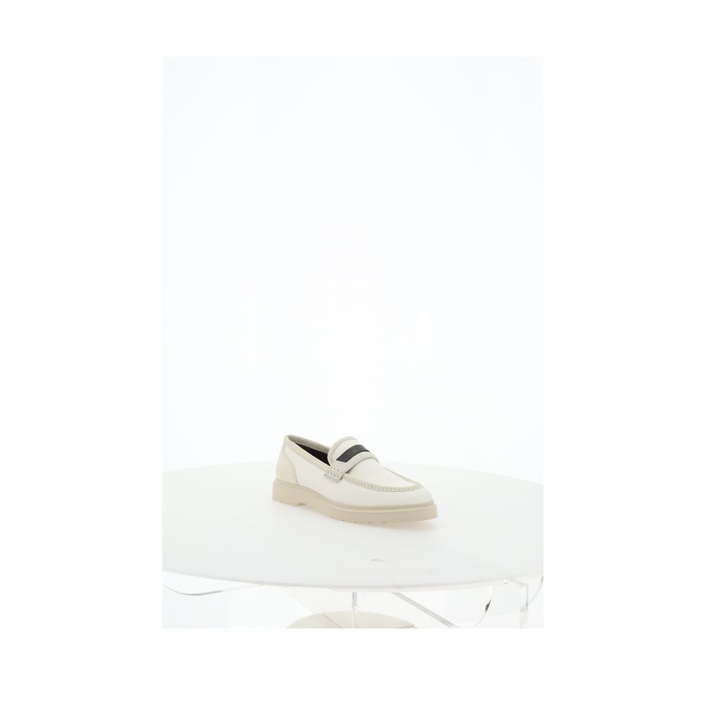 Brunello Cucinelli Beige Loafers - Luxe et Confort