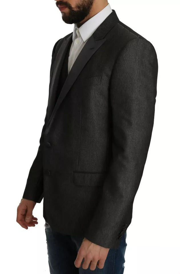 Dolce &amp; Gabbana grijze MARTINI 2-delige vest-jas-blazer