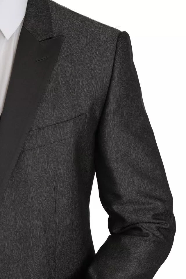 Dolce &amp; Gabbana, gilet-blazer MARTINI gris, 2 pièces