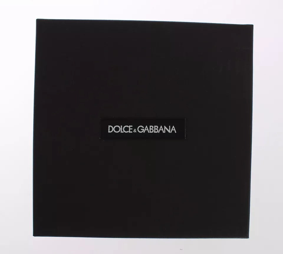 Dolce & Gabbana Clé en Raffia et Cuir Multicolore avec Fermoir