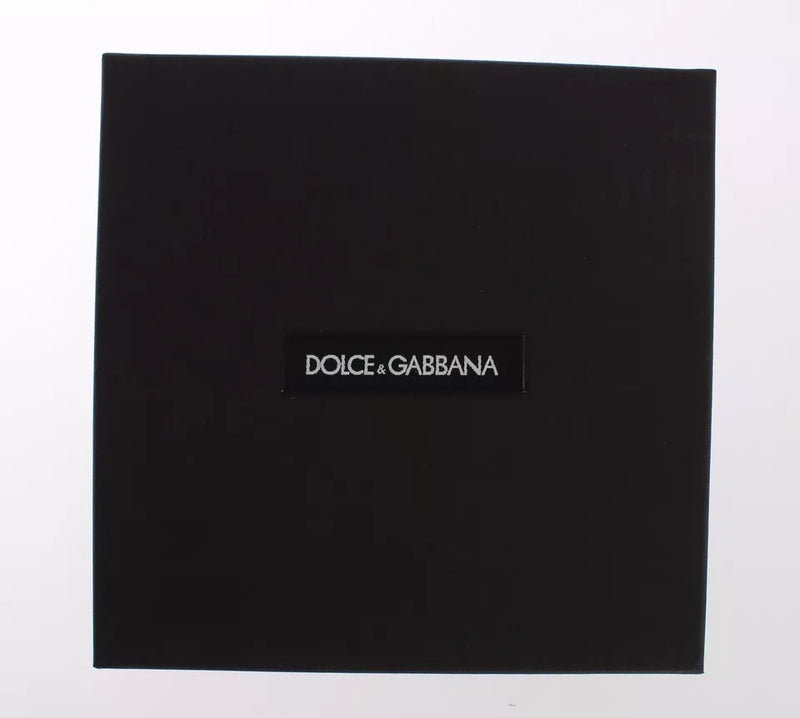 Dolce & Gabbana Clé en Raffia et Cuir Multicolore avec Fermoir
