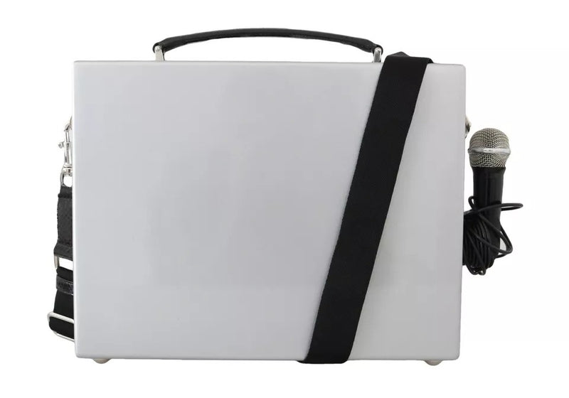 Sac Boombox en Bois Argenté Édition Limitée Dolce & Gabbana