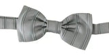 Nœud papillon ajustable Dolce &amp; Gabbana avec doublure gris clair