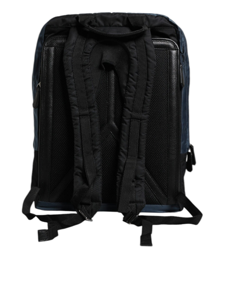 Sac à dos d'école Dolce & Gabbana en nylon noir avec logo DG