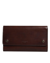 Sac à bandoulière Dolce & Gabbana en cuir marron avec logo embossé