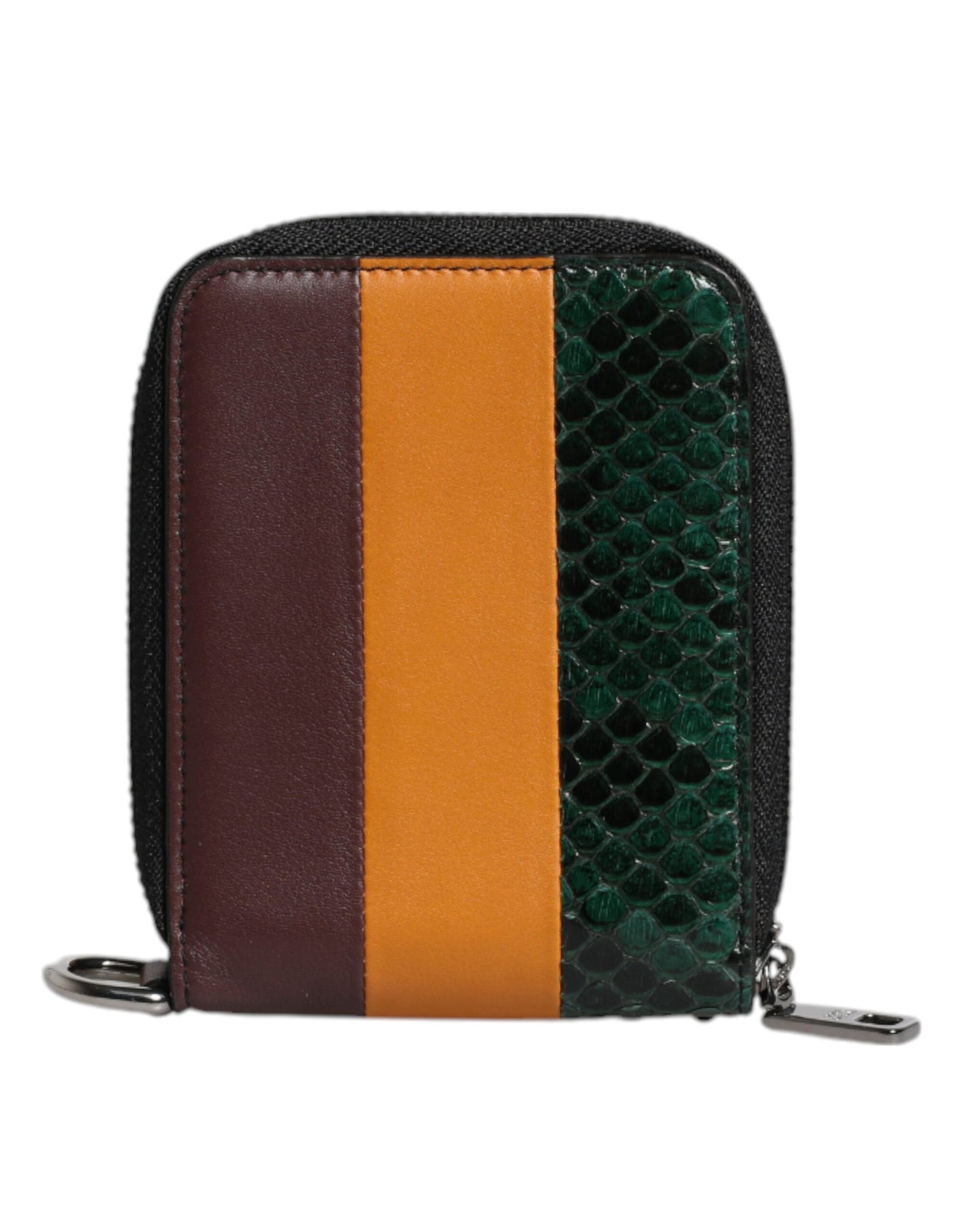 Dolce & Gabbana Multicolor Exotic Leather DG Bifold Kaarthouder Portemonnee