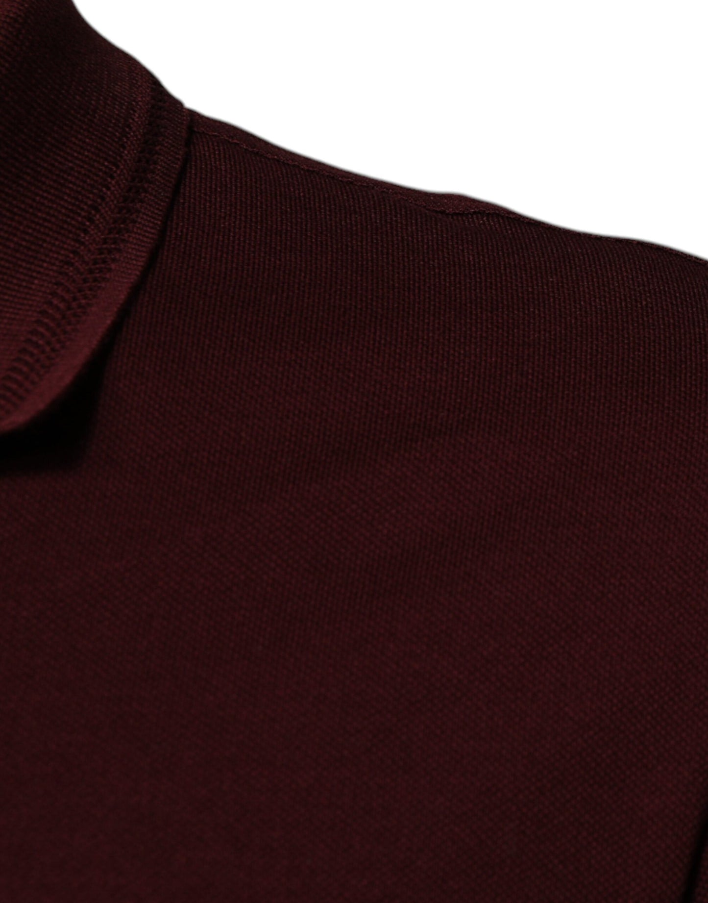 Dolce &amp; Gabbana geruite polo-shirt met korte mouwen en kraag in de kleur bordeauxrood