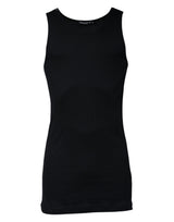 Débardeur noir en coton sans manches à col rond de Dolce &amp; Gabbana