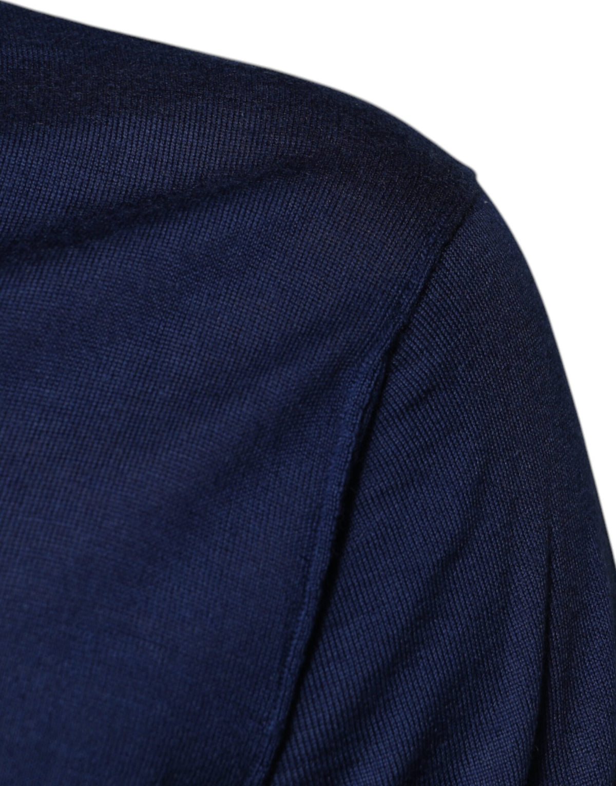 Pull en cachemire à col en V bleu marine de Dolce &amp; Gabbana