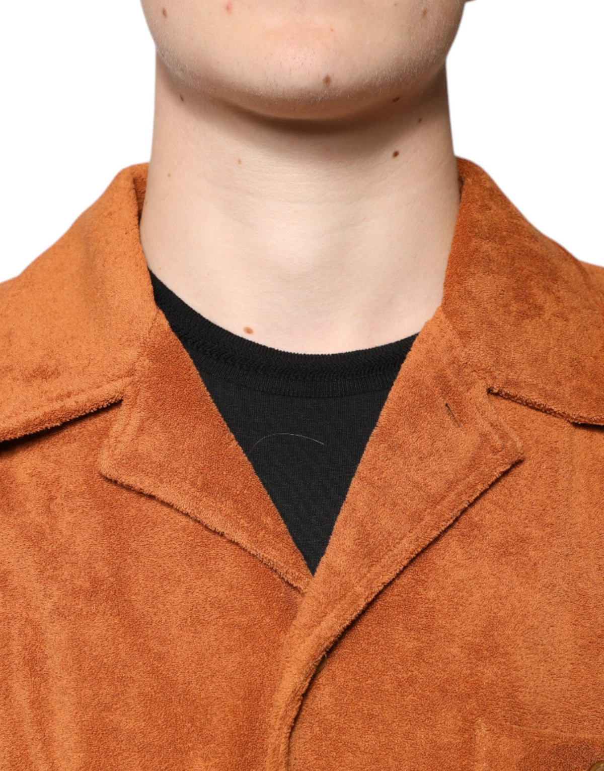 Chemise à col boutonné en velours de coton Hazel de Dolce &amp; Gabbana