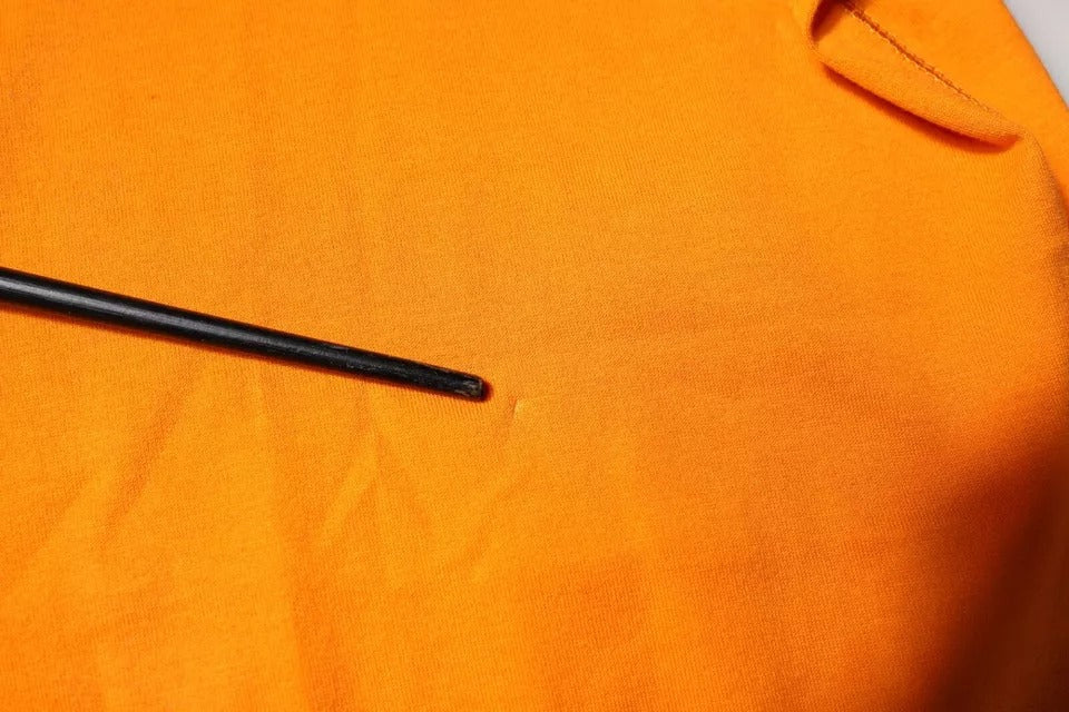 T-shirt en coton à col rond avec logo orange de Dolce &amp; Gabbana