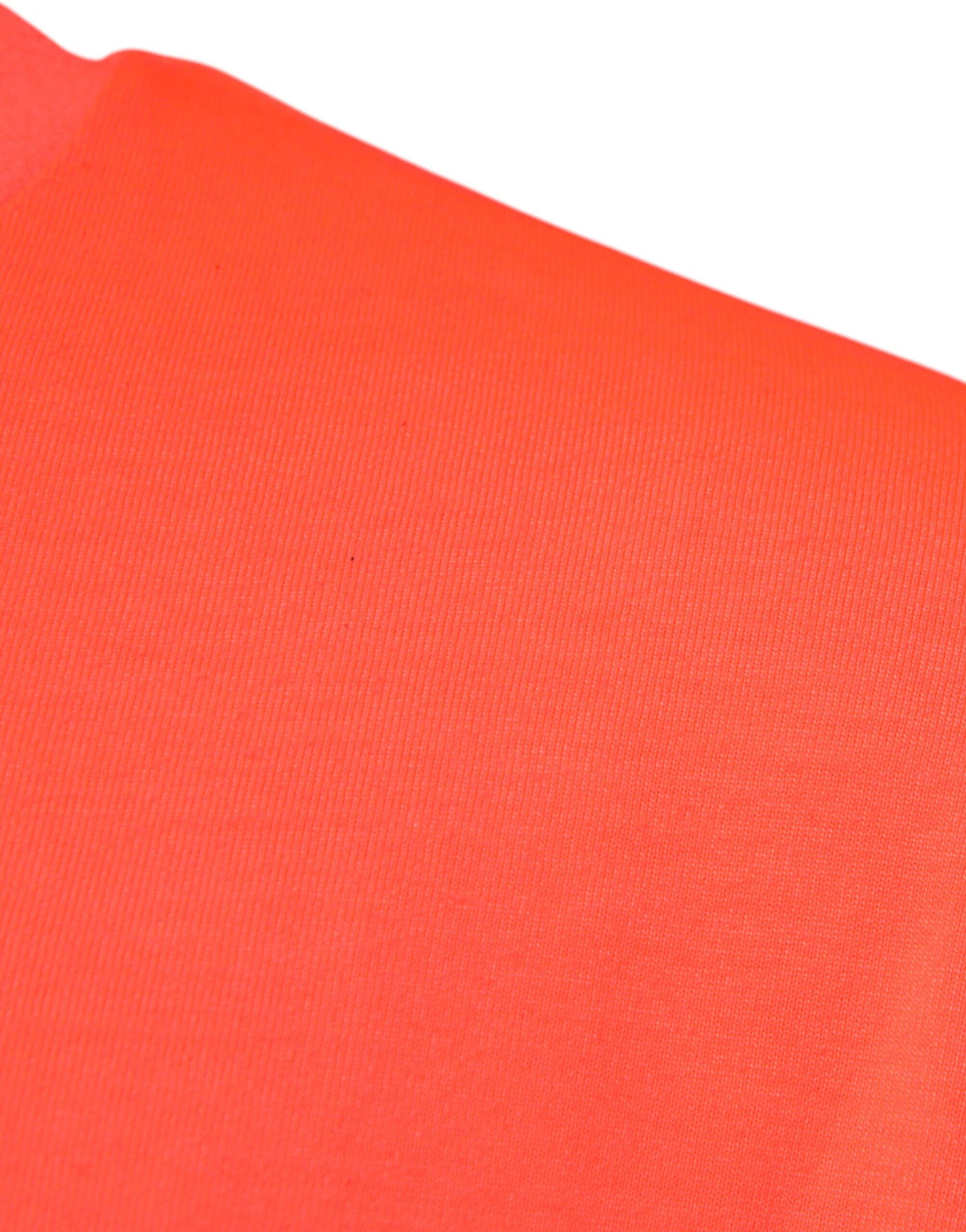 T-shirt à col rond en polyester avec logo orange de Dolce &amp; Gabbana
