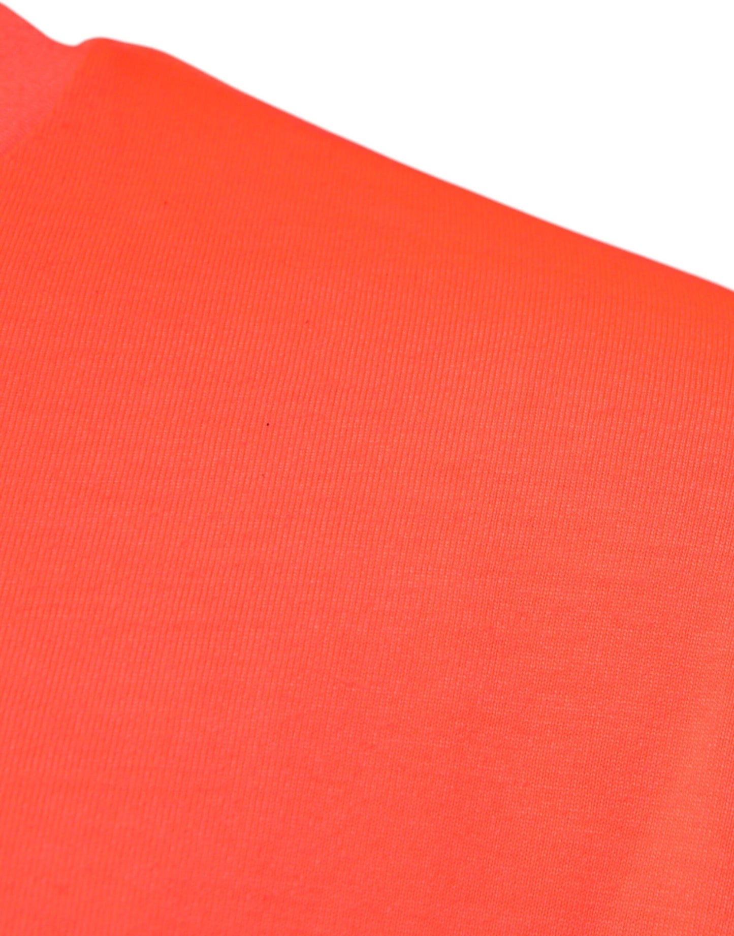 Dolce & Gabbana oranje logo crewneck T-shirt van polyester