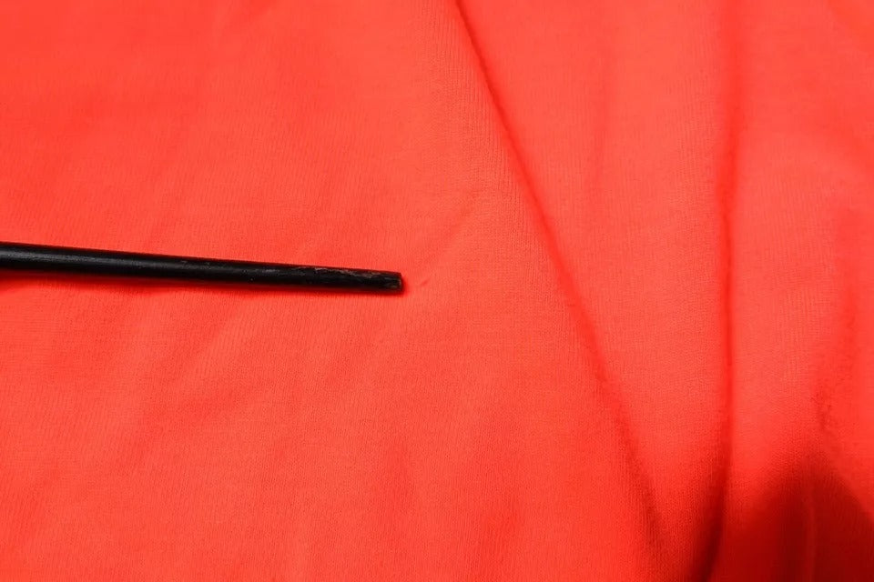 Dolce & Gabbana oranje logo crewneck T-shirt van polyester