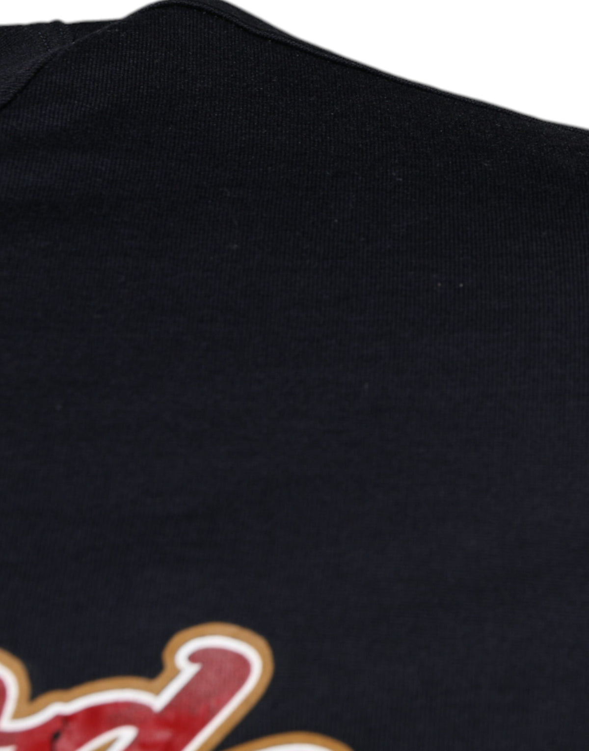 T-shirt à manches courtes en coton bleu avec imprimé ange de Dolce &amp; Gabbana