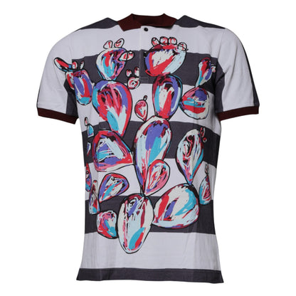 Dolce &amp; Gabbana Multicolor Grafisch T-shirt met Kraagje