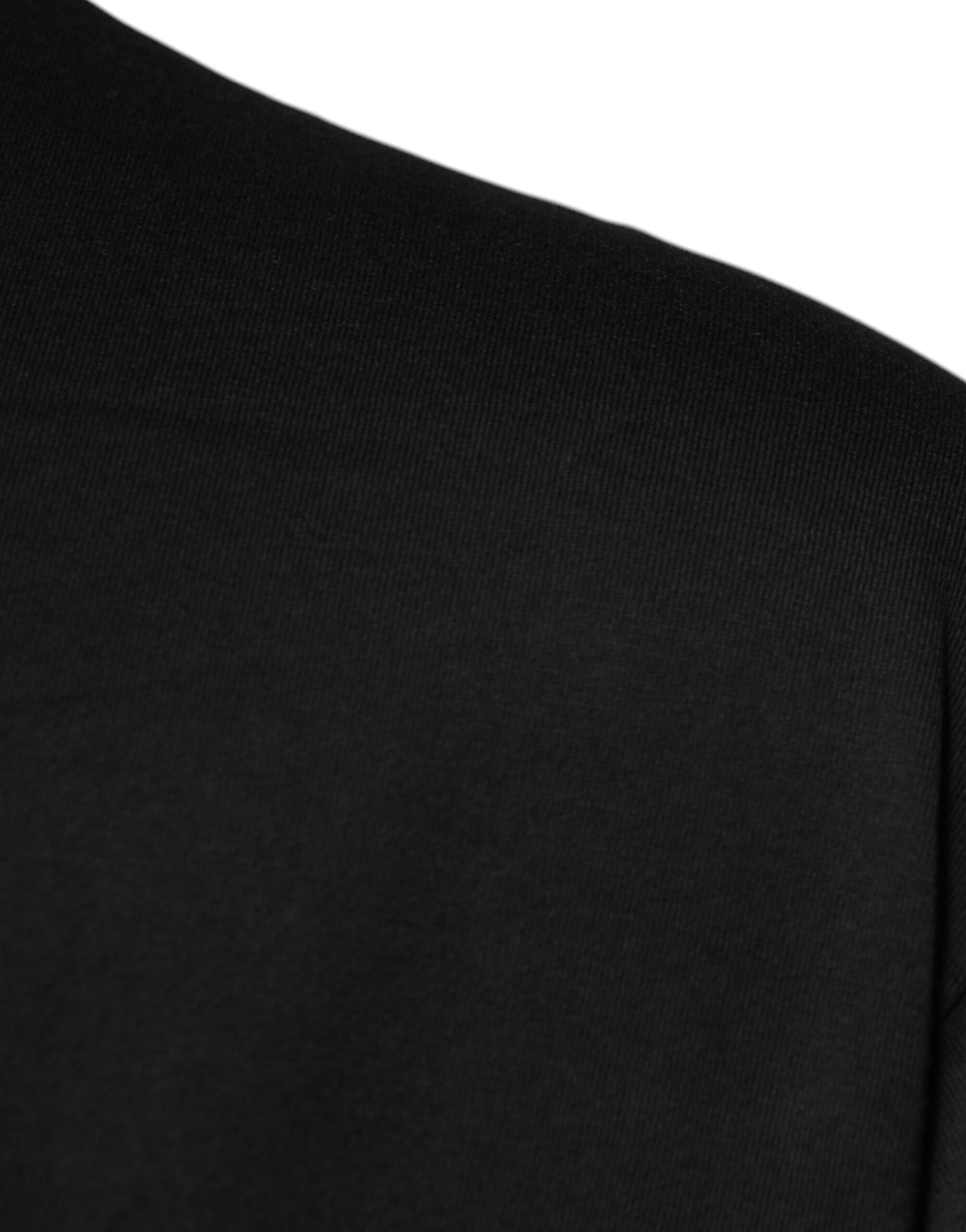 Dolce & Gabbana zwart T-shirt met logo, ronde hals en korte mouwen
