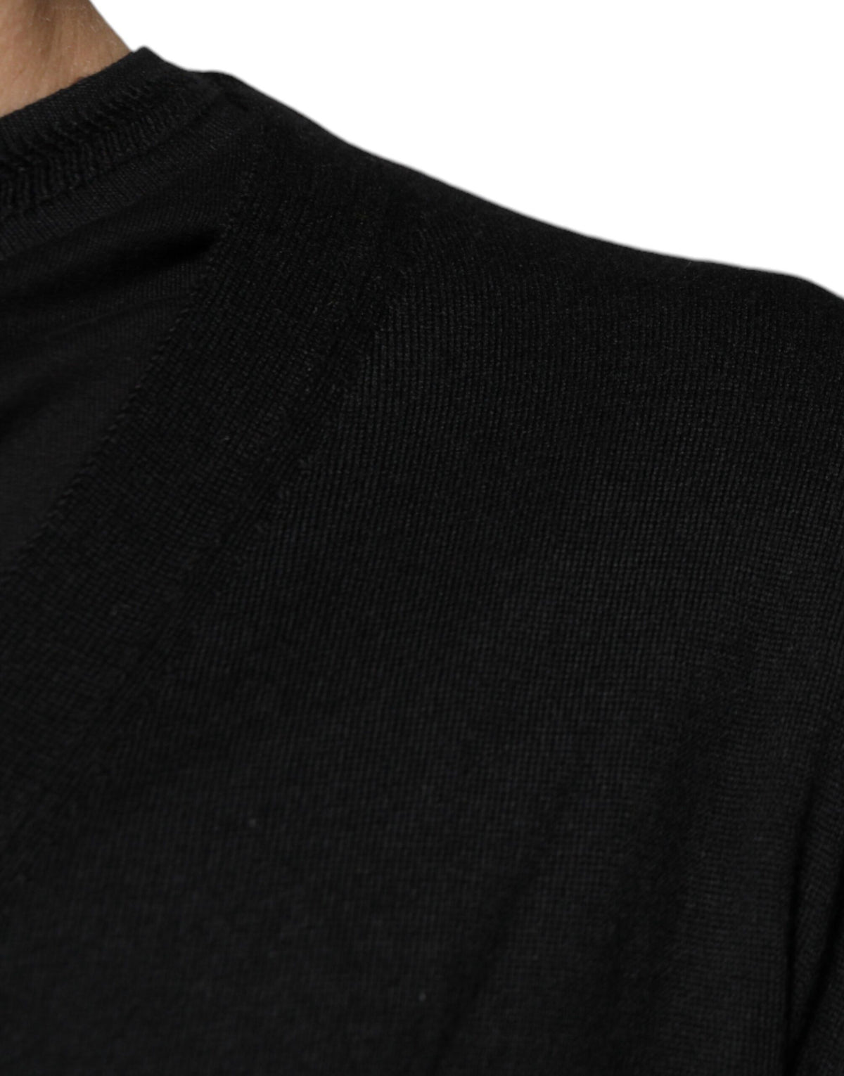Pull en cachemire noir à boutons de Dolce &amp; Gabbana